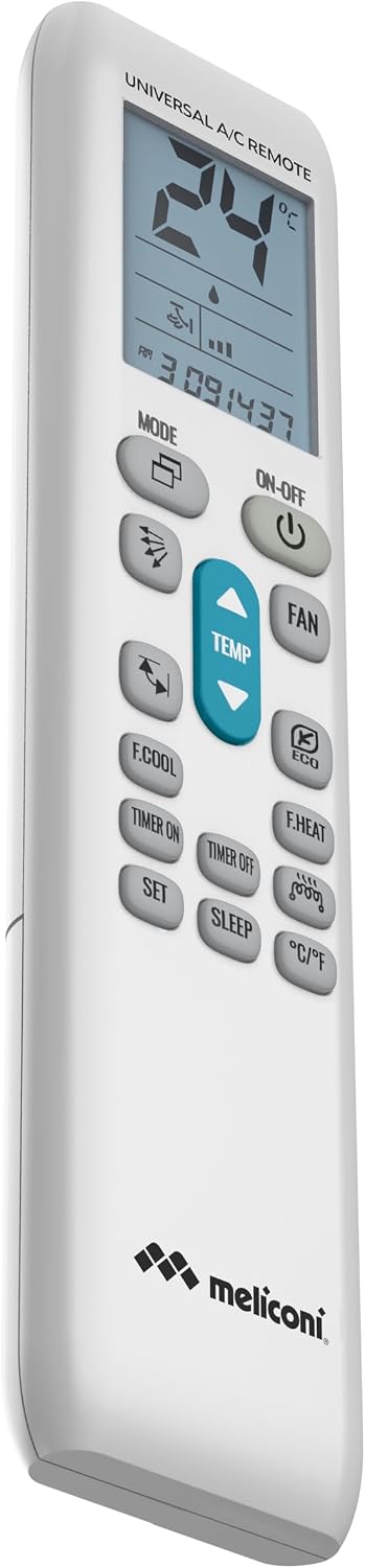 Detalle 2 de Meliconi AC50 Télécommande Universelle pour climatiseurs – Compatibilité étendue et mémoire permanente