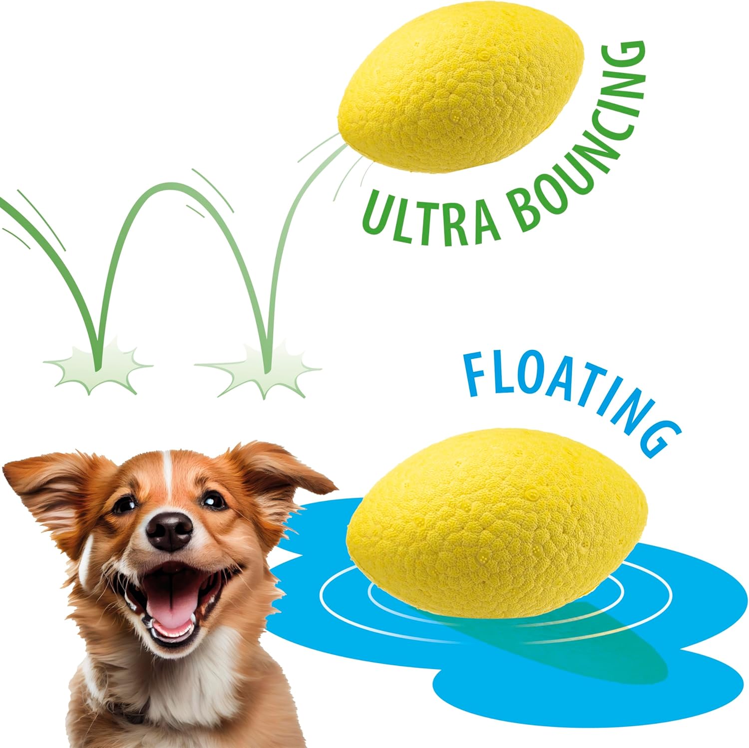 Thumbnail 1 de Ferplast CHEWA BOING RUGBY Size L dog toy