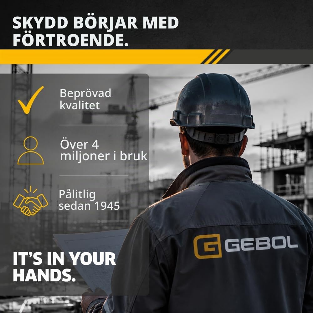 Detalle 1 de Gebol Master Cut C Plus skärskyddshandskar, storlek 10/XL med nitrilbeläggning