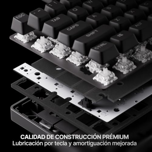 Detalle de SteelSeries Apex Pro TKL Gen 3: teclado mecánico gaming con interruptores OmniPoint 3.0 y ajuste de accionamiento