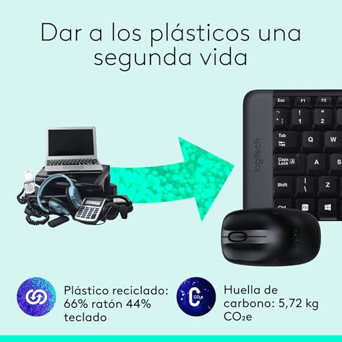 Thumbnail 5 de Logitech MK220 Combo: teclado y ratón inalámbricos compactos para Windows