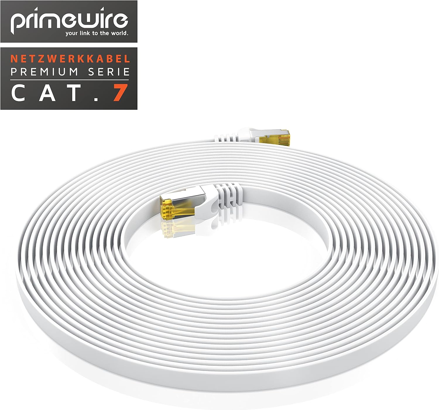 Thumbnail 5 de CSL-Computer 7,5 m CAT 7 Flachkabel mit UFTP/PIMF Schirmung und RJ-45 Stecker