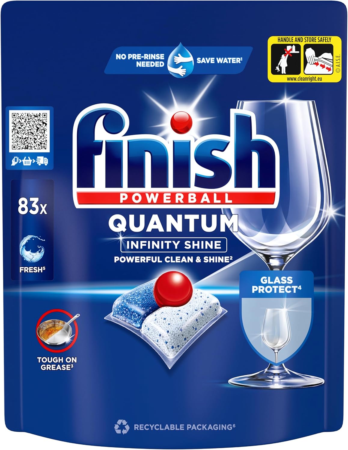 Detalle 2 de Finish Quantum Infinity Shine 83 Tabs