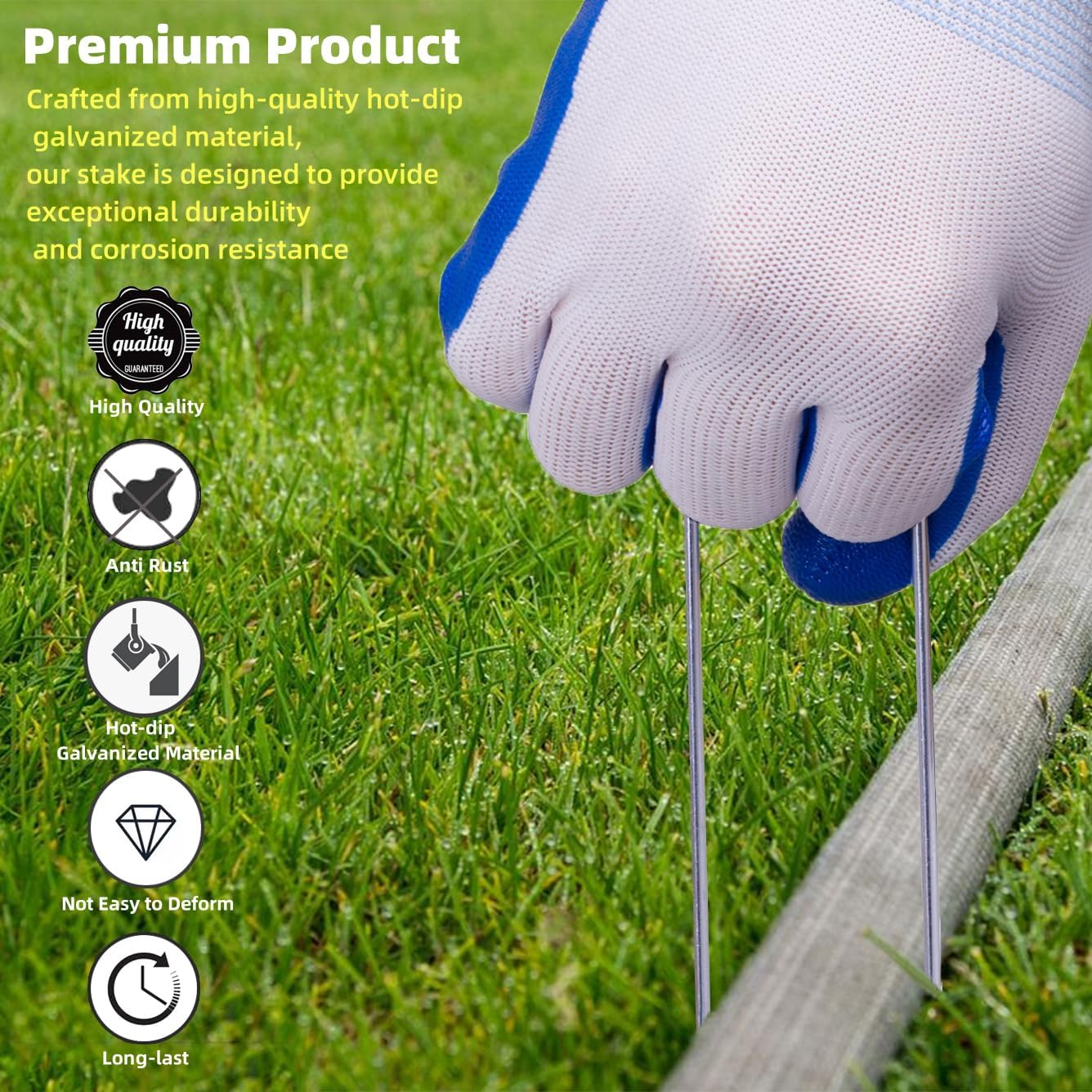 Detalle 2 de YANEYRIE 6 in Landscape Staples 50-Pack