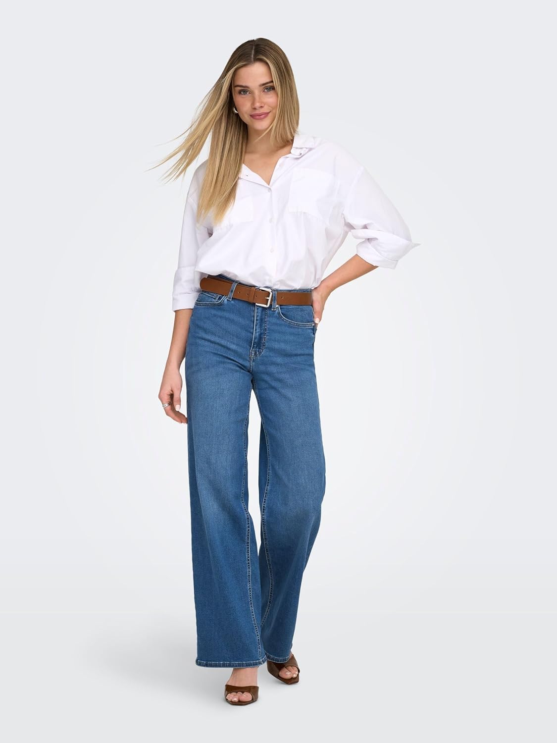 Thumbnail 4 de ONLY Jean ONLMADISON — Coupe Large Taille Haute, Wide Leg