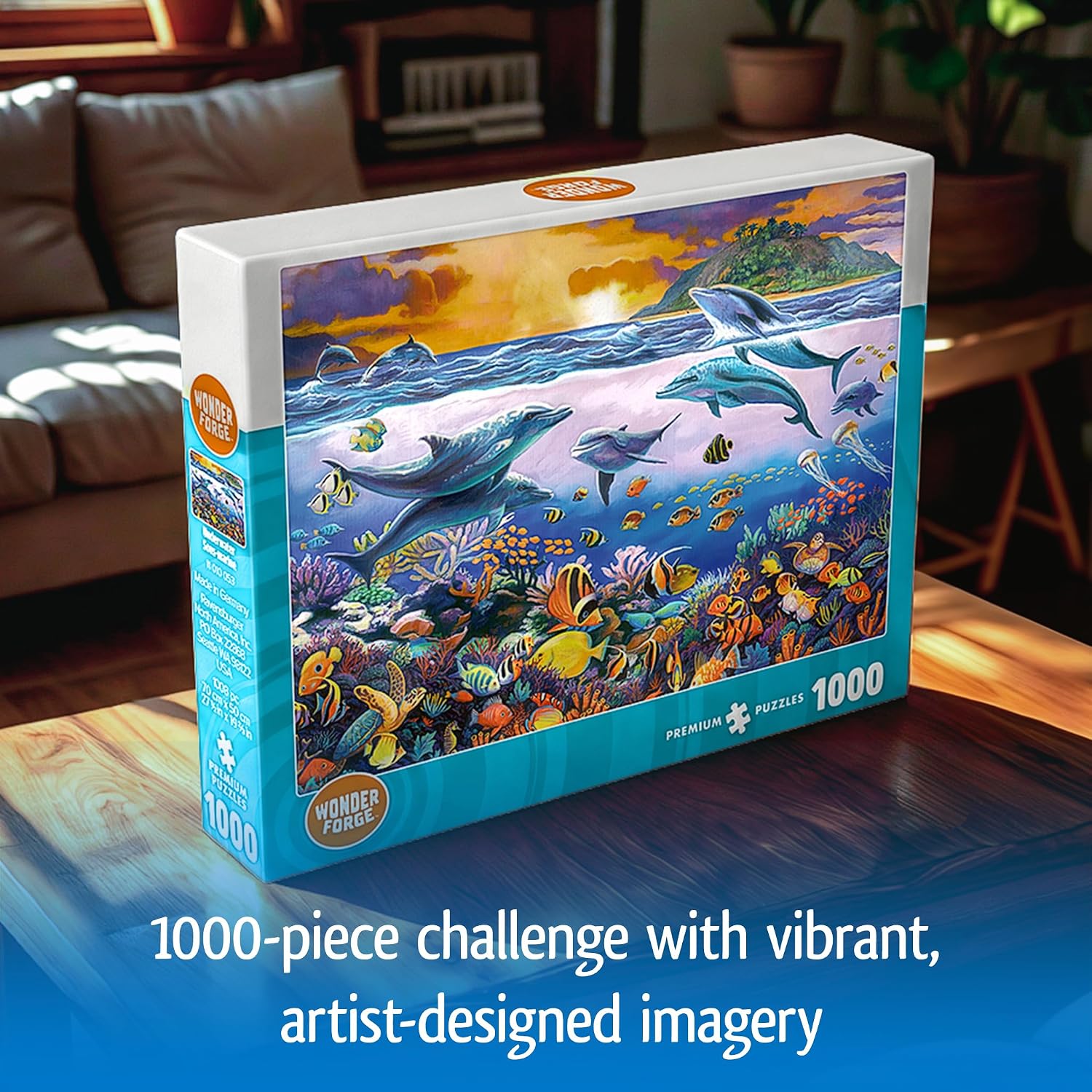 Detalle de Wonder Forge Underwater Frolic 1000 jigsaw puzzle 🧩