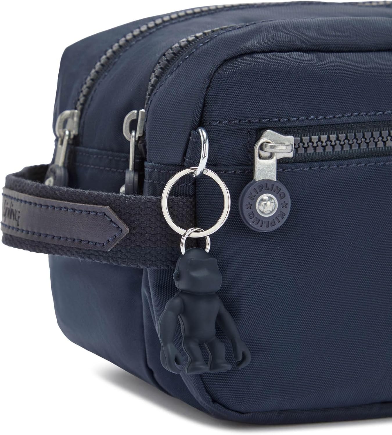 Detalle de Kipling AGOT mittelgroße Kosmetiktasche aus Polyamid – reisetauglicher Kulturtasche für unterwegs