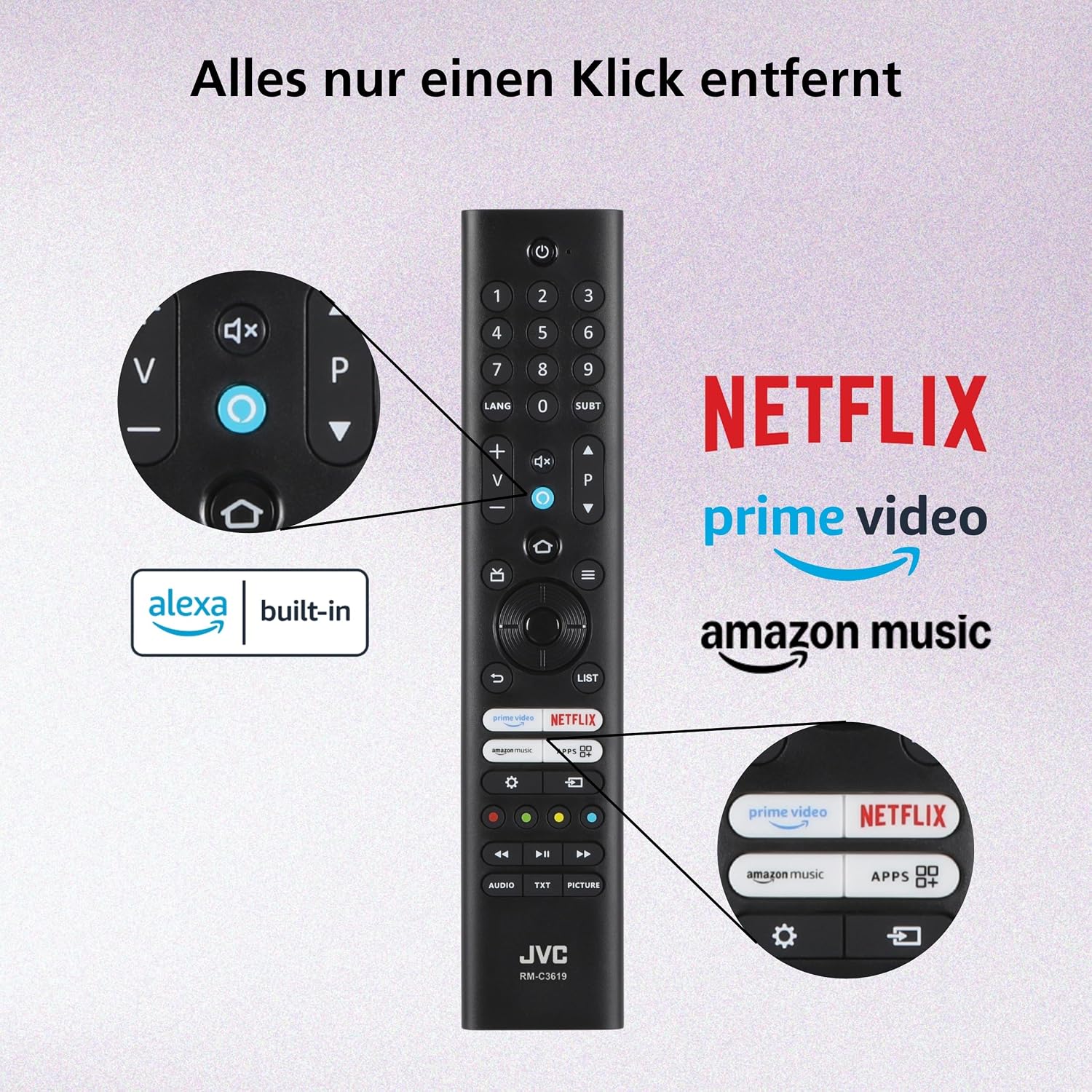 Thumbnail 4 de JVC LT-40VRF3555 40 Zoll Full HD Smart TV