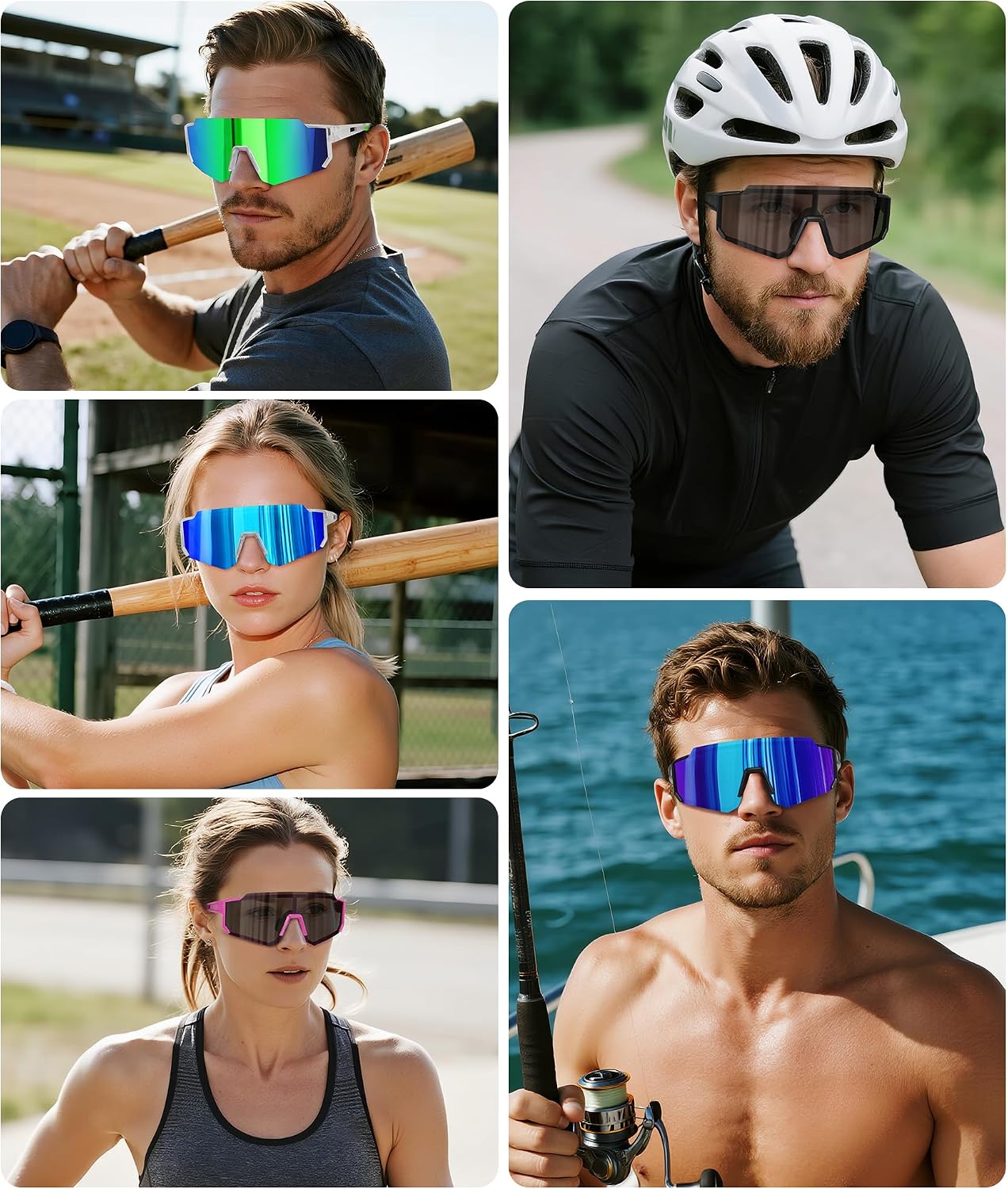 Detalle 2 de STORYCOAST Polarized Sports Sunglasses with TAC Lenses