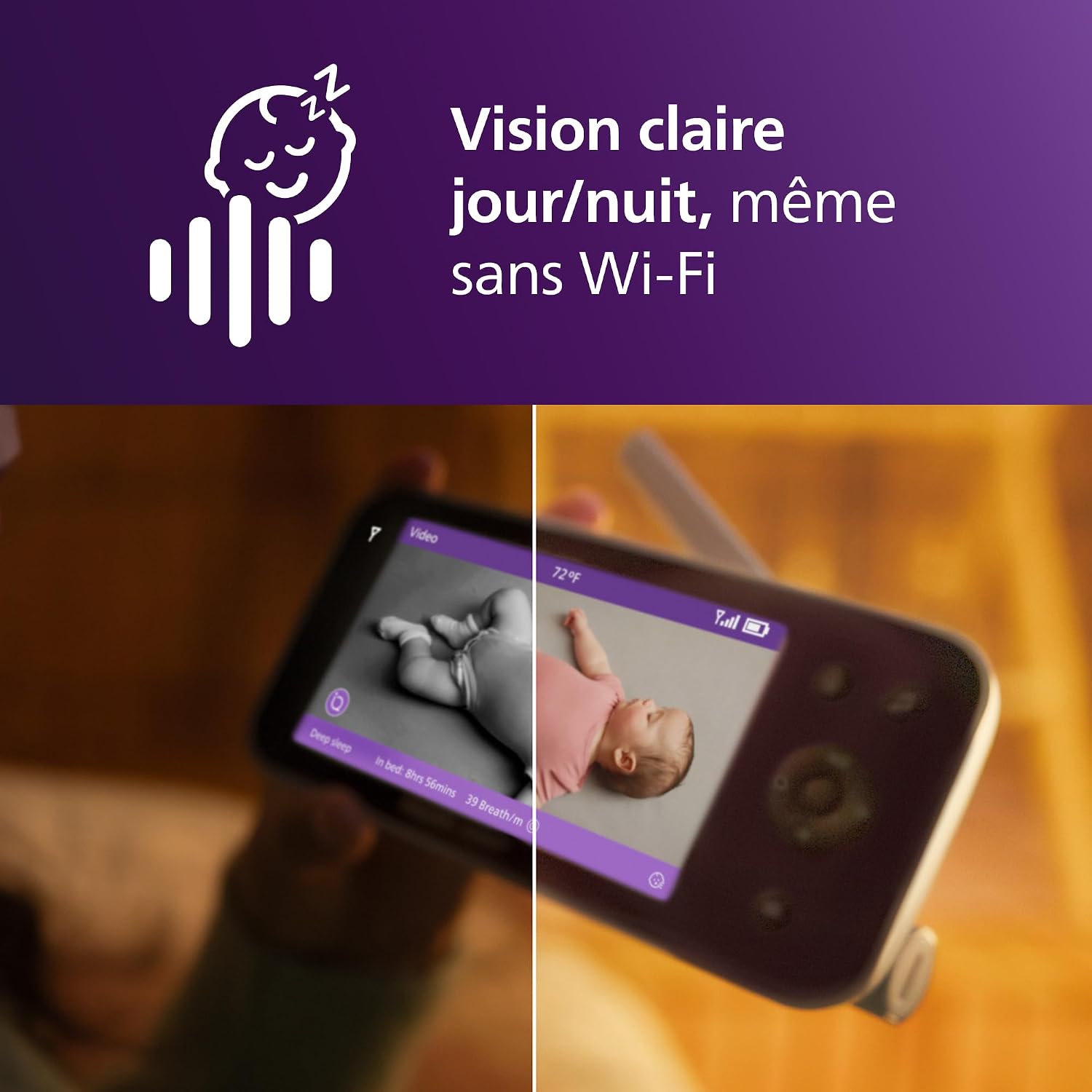 Detalle de AVENT Philips SCD973/26 babyphone vidéo 5 pouces