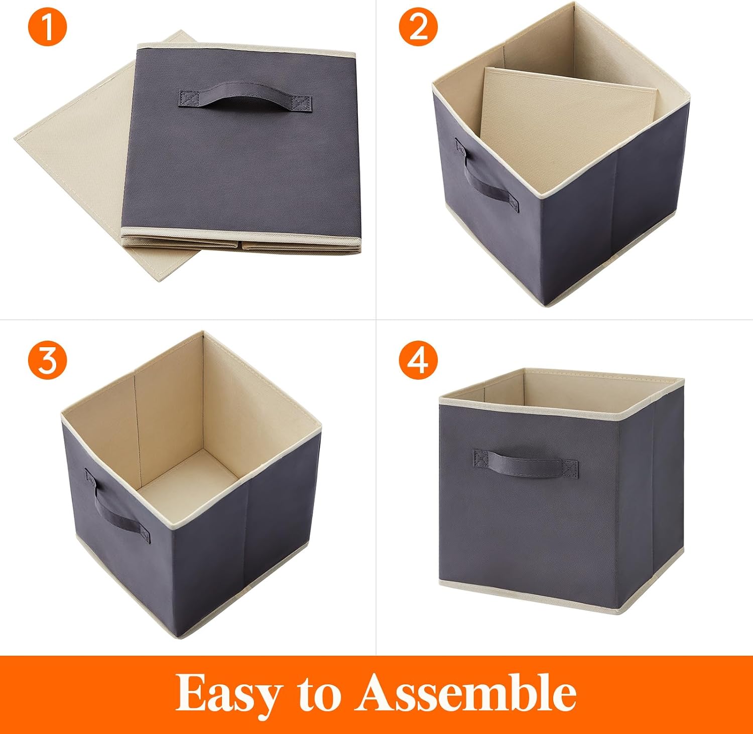 Detalle 2 de Lifewit 12-Pack 11-Inch Storage Cubes for Shelves