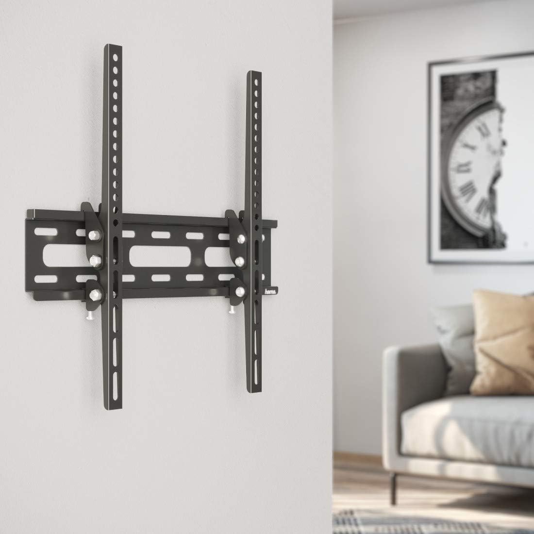 Thumbnail 5 de Hama TV-Wandhalterung neigbar für 32–75 Zoll (VESA 50×50 bis 400×400, bis 40 kg) schwarz