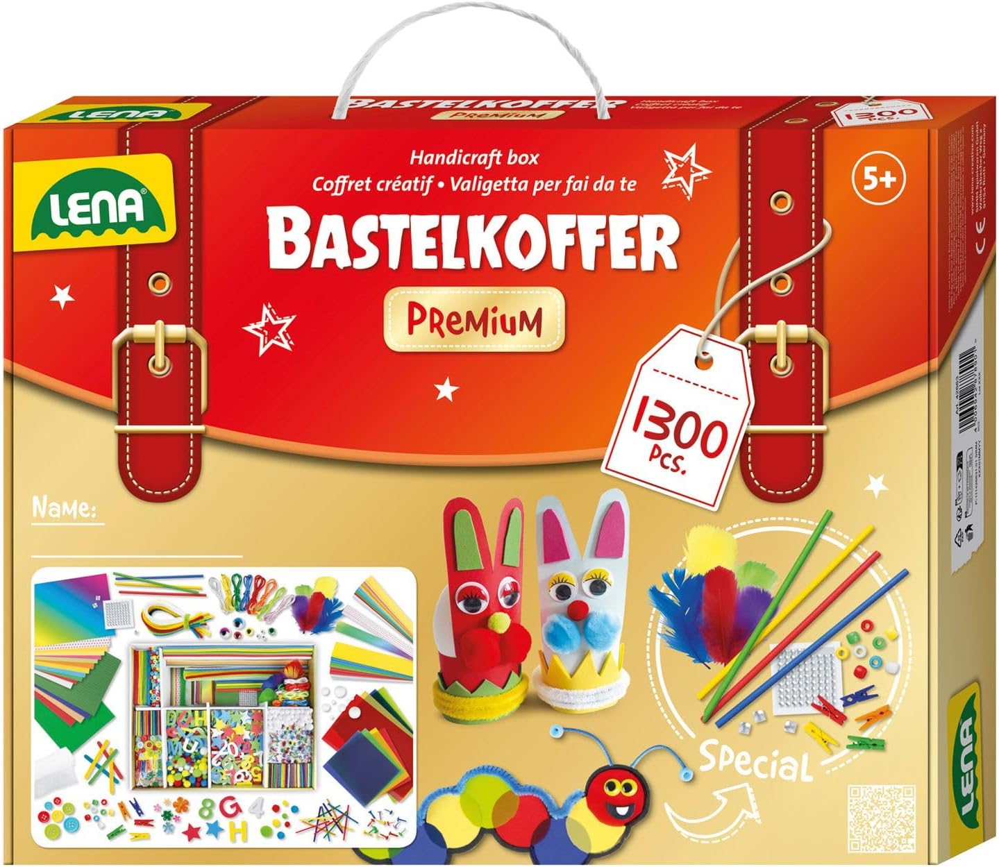 Lena 42663 Premium XXL Bastelkoffer