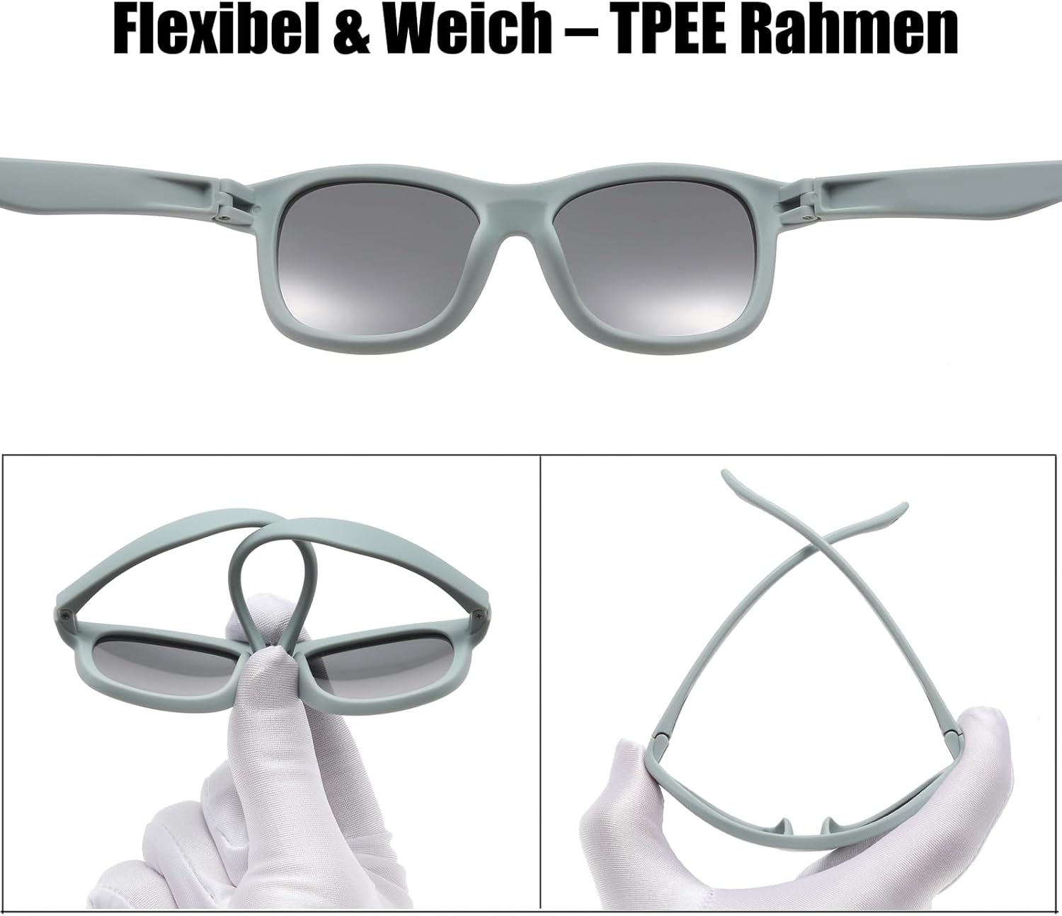 Thumbnail 4 de D Lolylad lunettes de soleil polarisées bébé (0 à 3 ans) avec lanières, pour garçons et filles