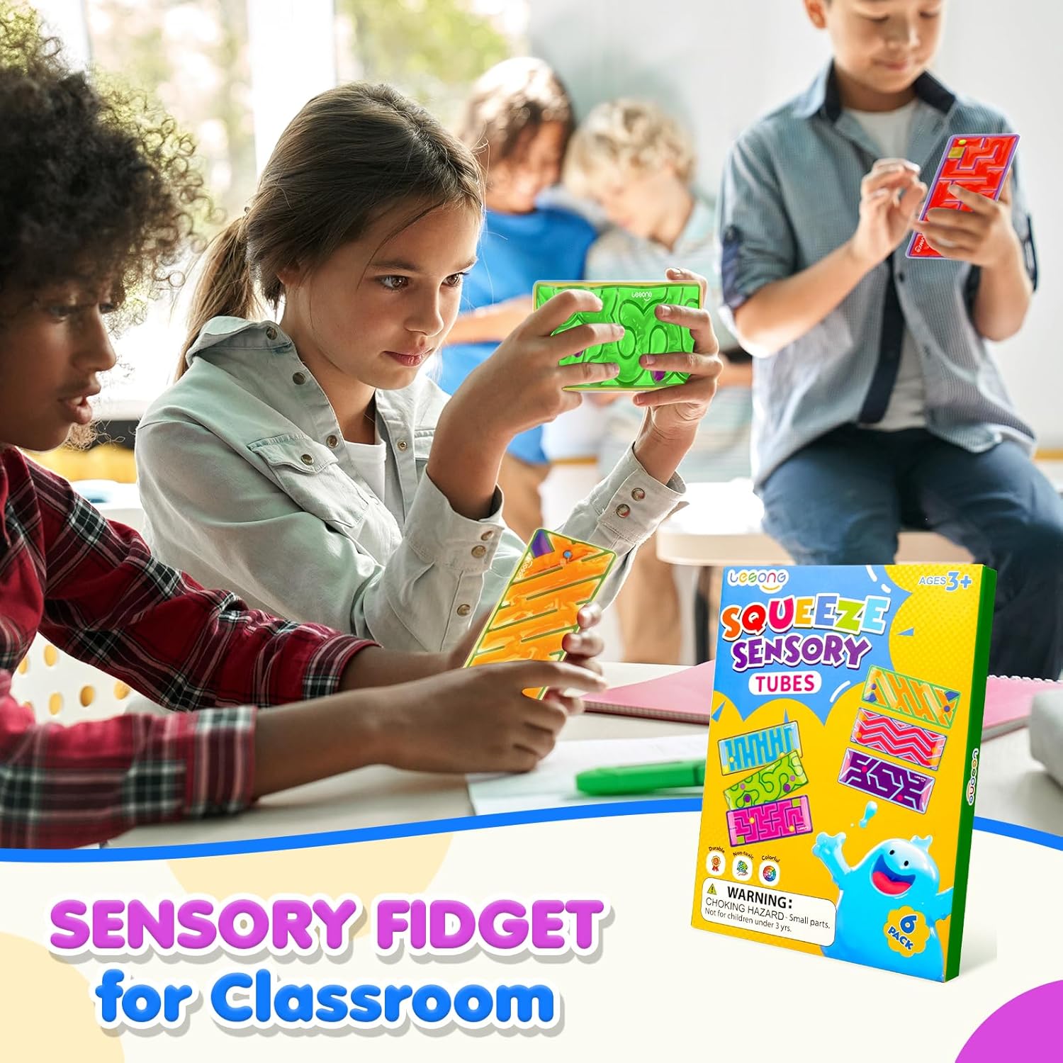 Thumbnail 3 de Squishy Sensory Fidget 6 Pack