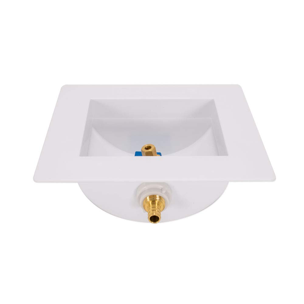 Detalle 2 de Eastman 60233 Ice Maker Outlet Box, 1/2-Inch PEX, Quarter-Turn Valve