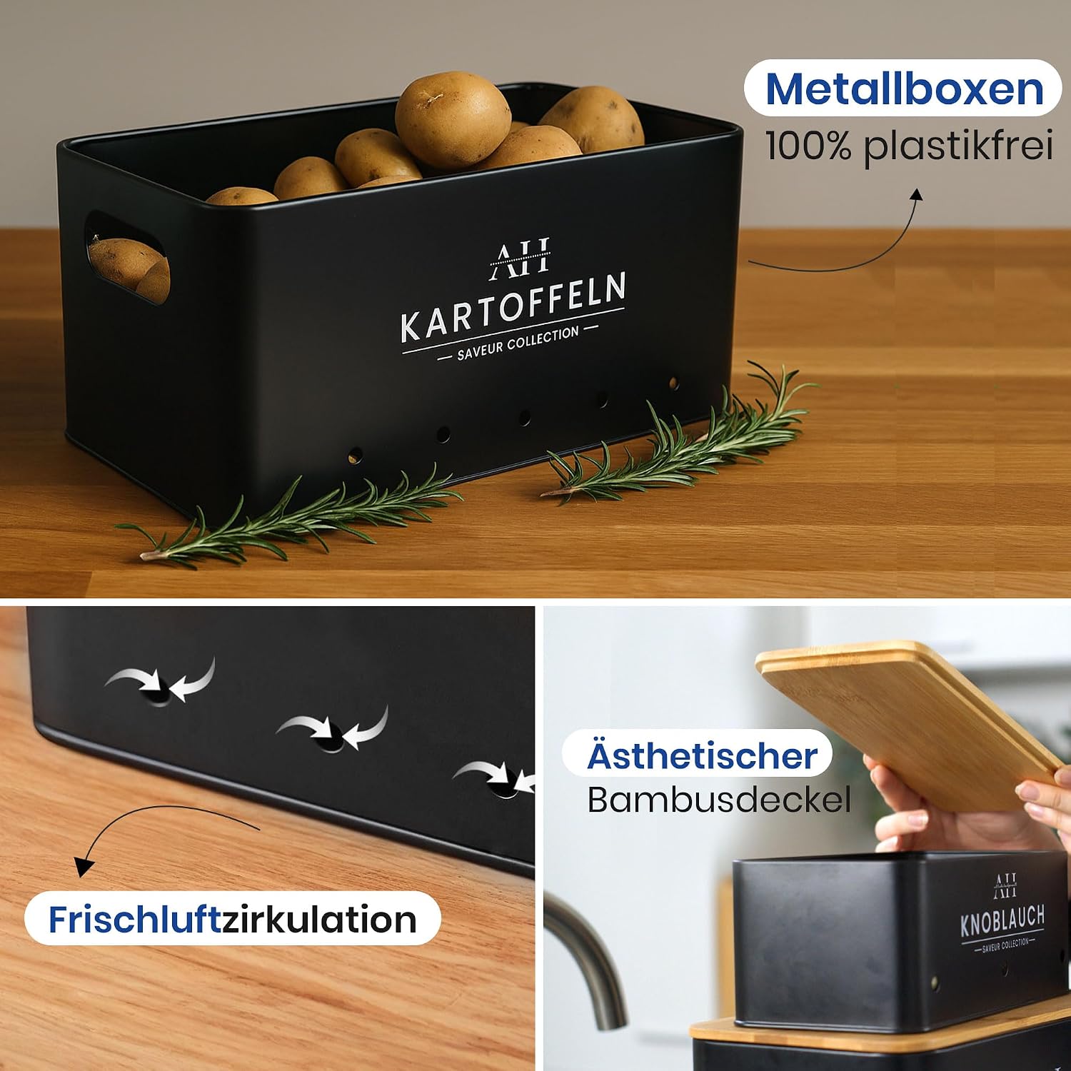 Thumbnail 3 de Kartoffel Aufbewahrungsbox AH 5er Set