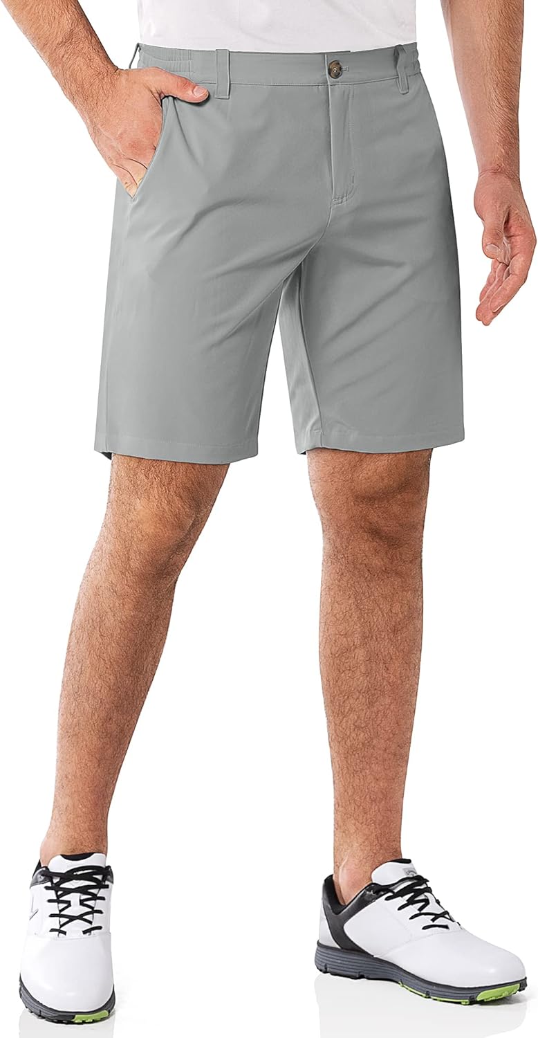 Thumbnail 6 de 33,000ft Men's Golf Shorts 9" Dry Fit Stretch UPF 50+ Lightweight Bermuda Shorts