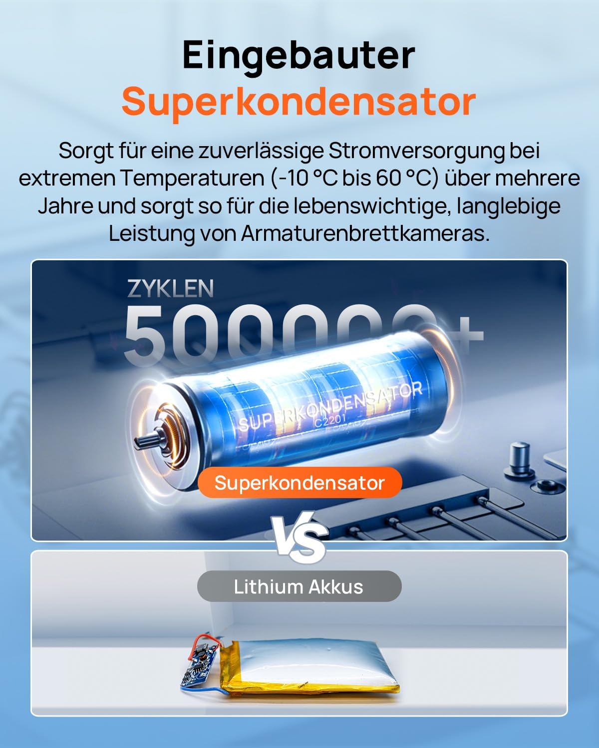 Thumbnail 6 de 70mai A800SE Dashcam Vorne & Hinten