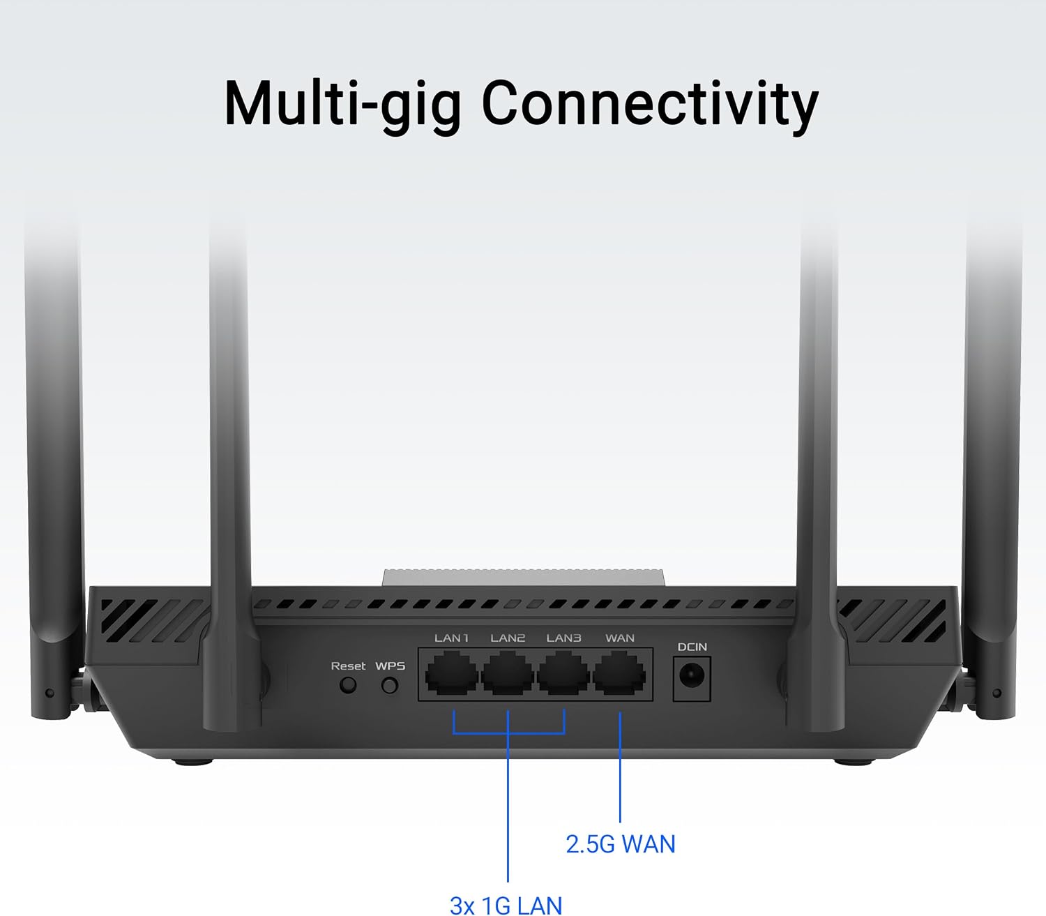 Detalle 2 de ASUS RT-BE50 routeur WiFi 7 BE3600