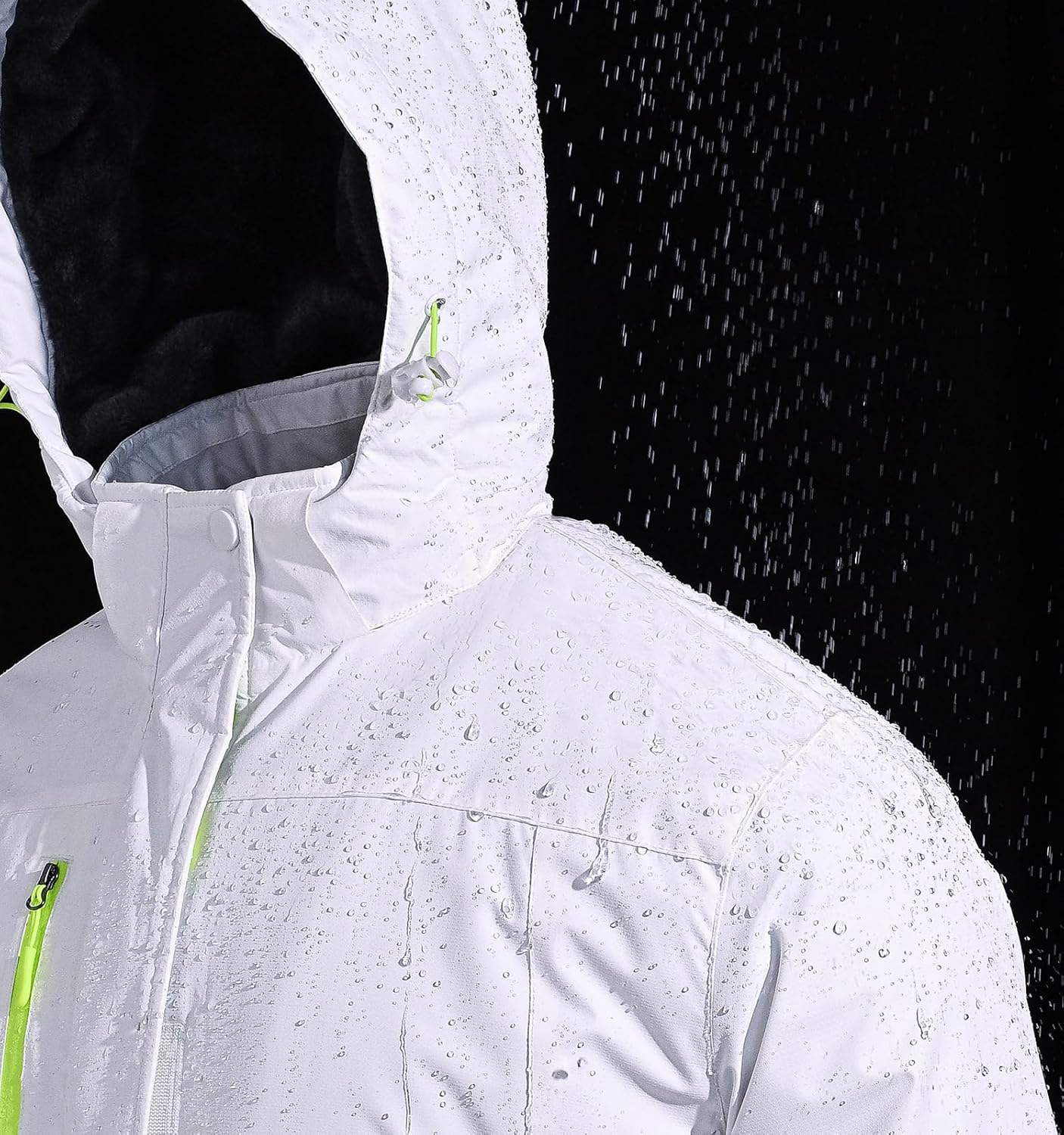 Detalle de SPOSULEI Herren Winter Fleecejacke