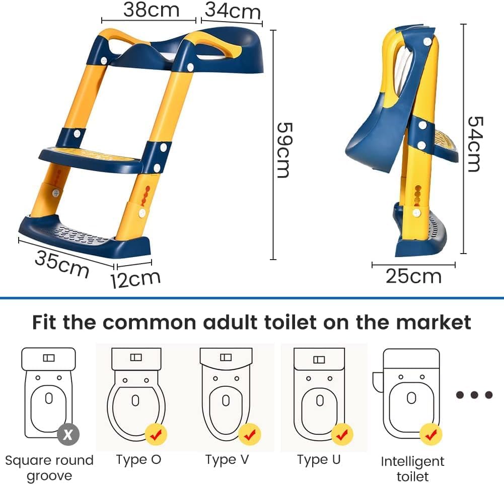 Thumbnail 5 de Potty Training Toilet Seat Toddler with Step Ladder