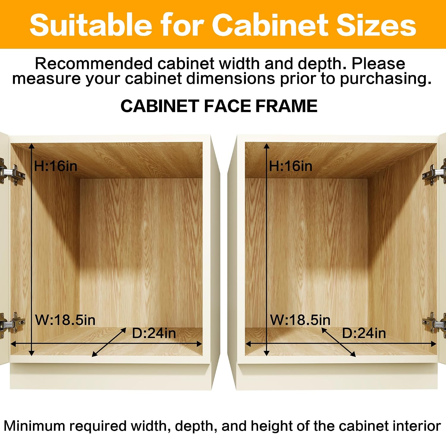Detalle de QUYUWU 2-Tier Kitchen Pull-Out Organizer 17 in