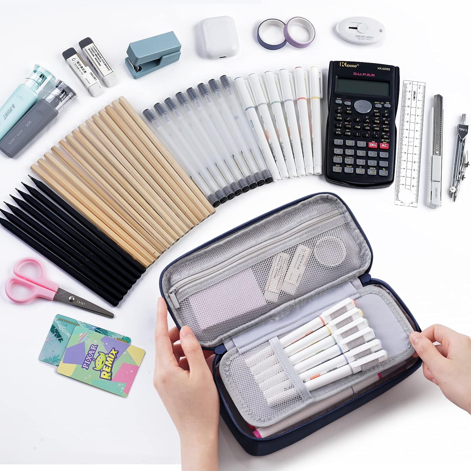 Detalle de WEMATE Large Pencil Case 80 pencils