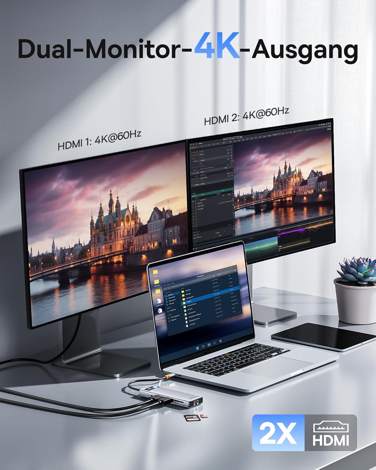 Thumbnail 4 de Baseus 9 in 1 Docking Station 4K@120Hz