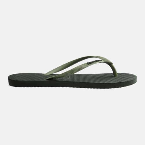 Detalle de Havaianas Slim Logo Pop Up: Chanclas con logo en contraste para mujer