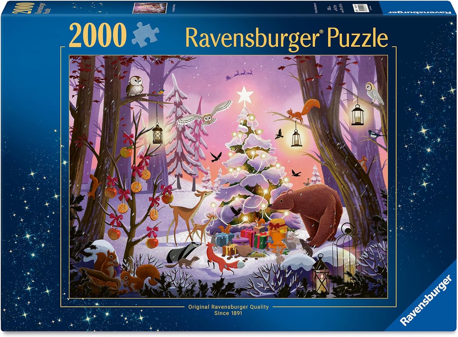 Thumbnail 1 de Ravensburger Christmas in the Woods Puzzle 2000 Teile (ab 14 Jahren) – 12001417