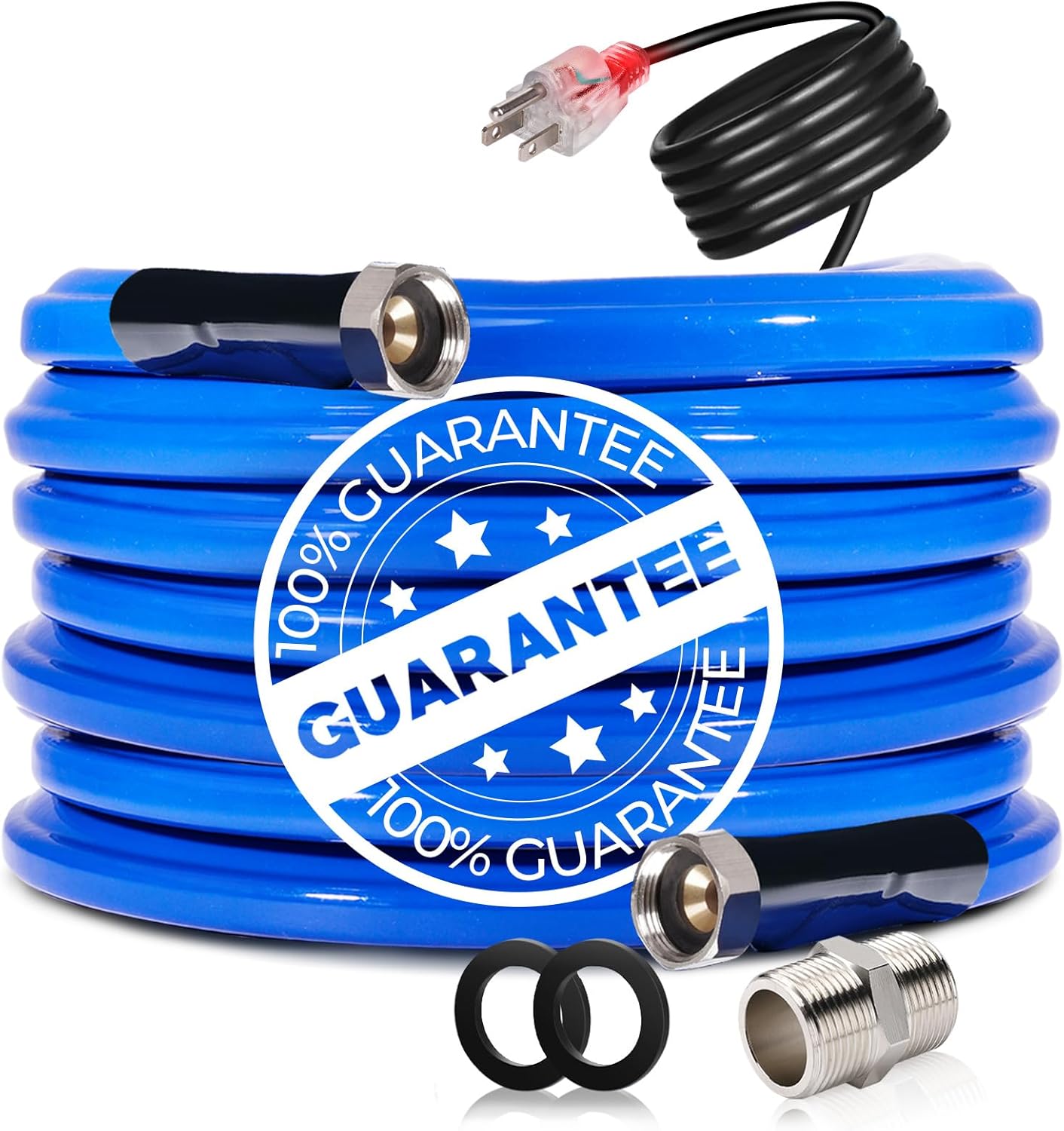 REHOSEUP 50ft Heated Water Hose