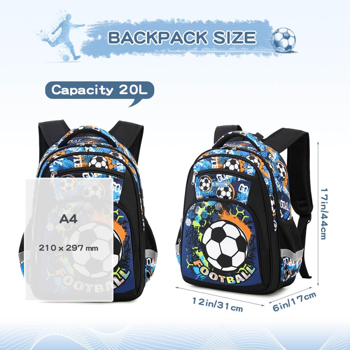 Thumbnail 3 de Zaino per bambini per ragazze 40,6 cm – Borsa scolastica resistente e confortevole
