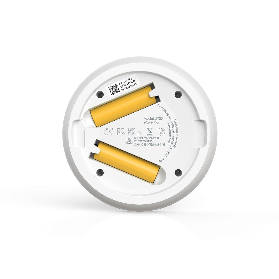 Thumbnail 1 de Airthings Wave Plus 2930: monitor radon e qualità dell’aria indoor con CO2, COV, pressione, umidità e temperatura