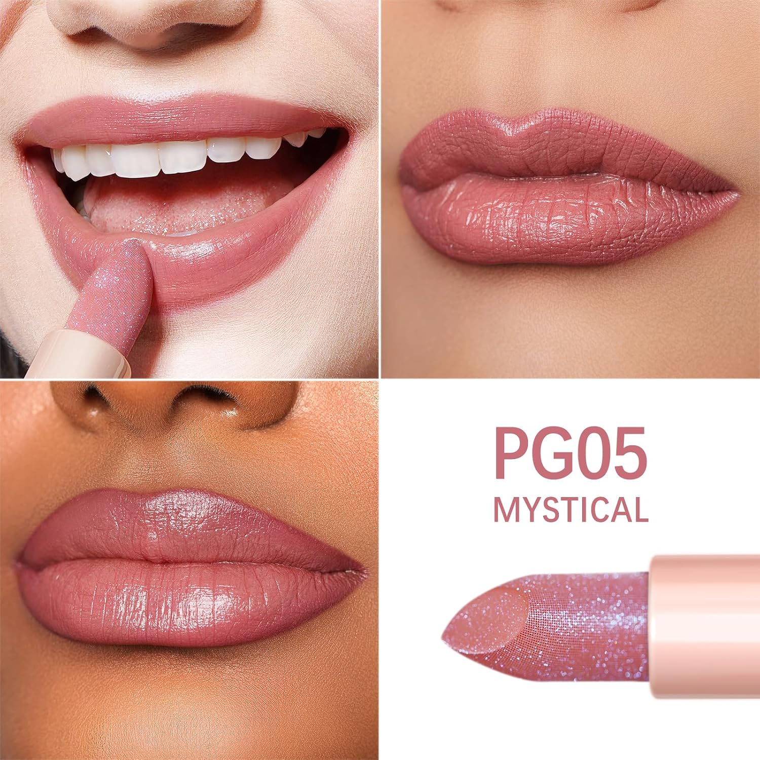 Detalle 2 de OULAC Feuchtigkeits Glanz Lippenstift Rosa 05
