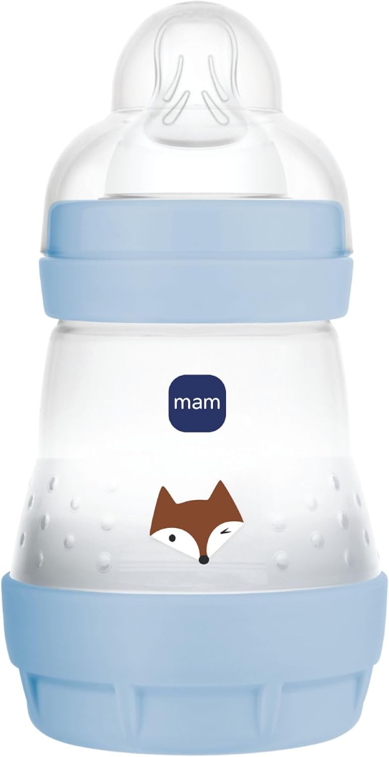 Detalle 2 de MAM Lot de 2 Biberons Easy Start Anti-Colique 160 ml – Océan + Nature