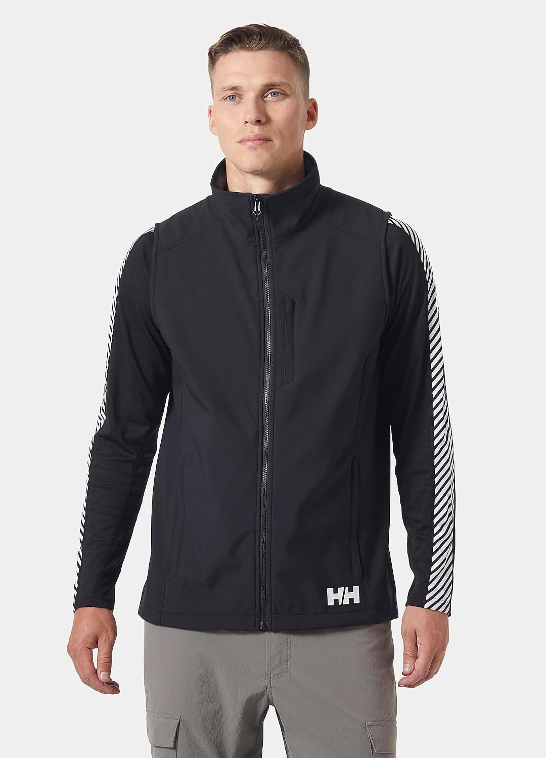 Detalle de Helly Hansen Uomo Gilet Paramount Softshell: versatilità e protezione leggera