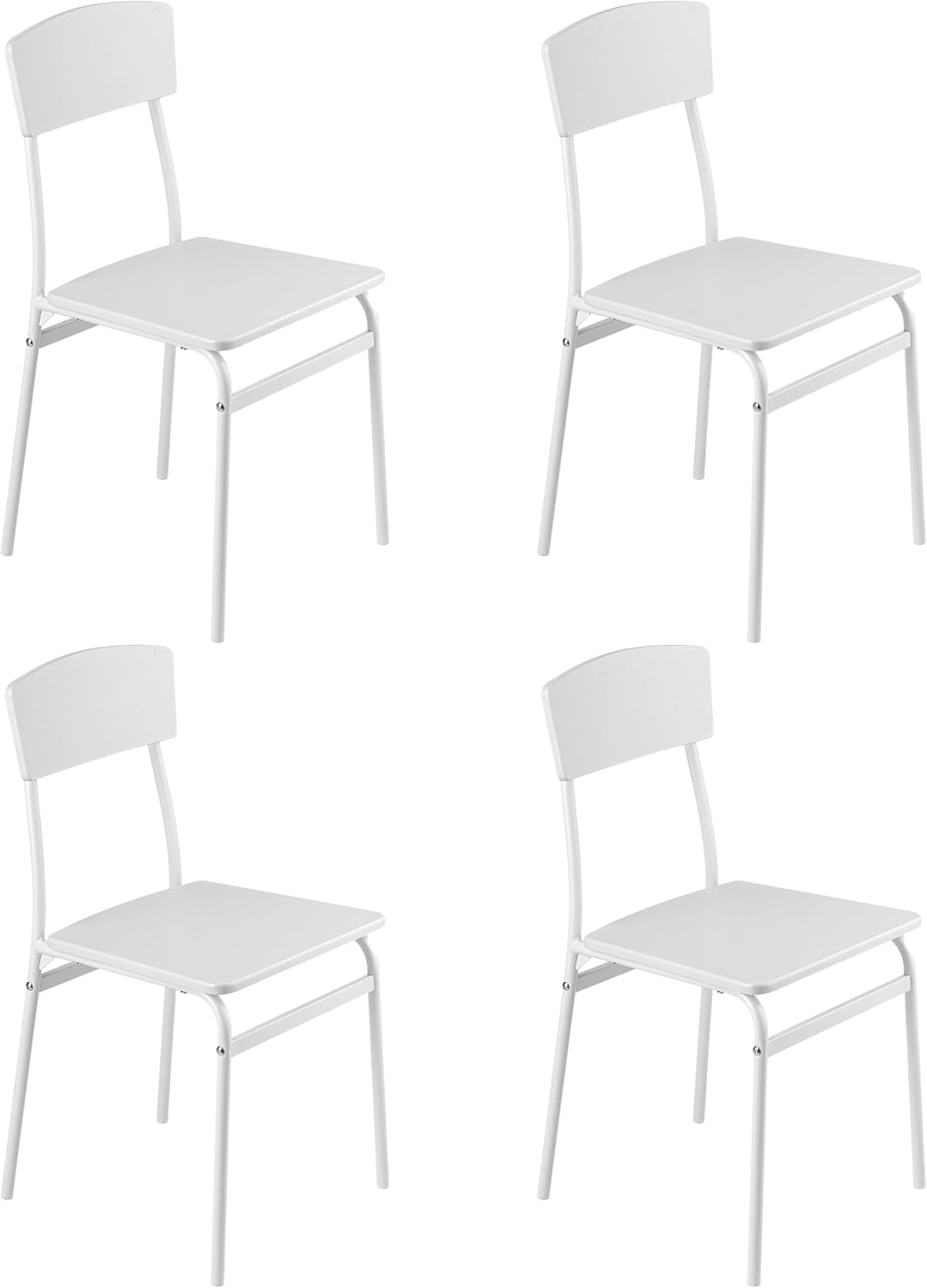 Detalle de Baroni Home Set 4 Sedie 35x46x81 cm