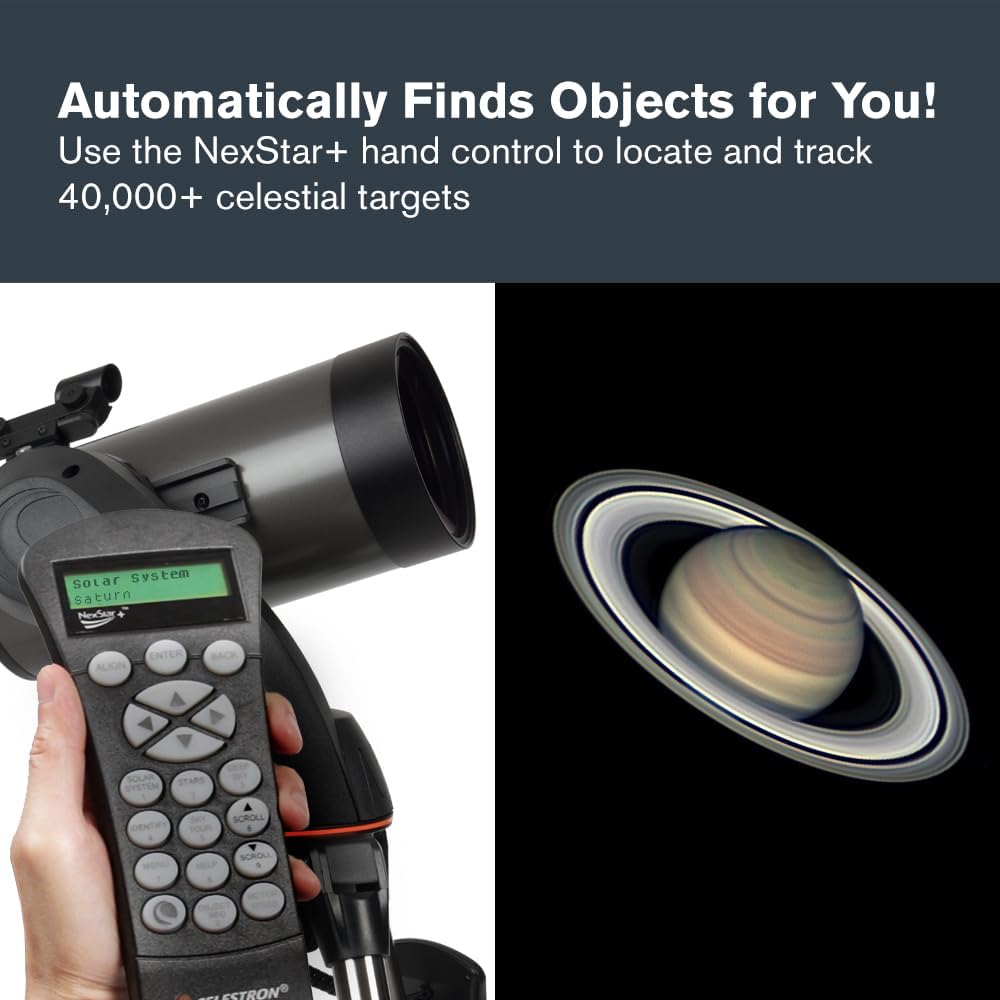 Detalle de Celestron NexStar 127SLT-Mak: Tragbares, computerisiertes Maksutov-Cassegrain-Teleskop
