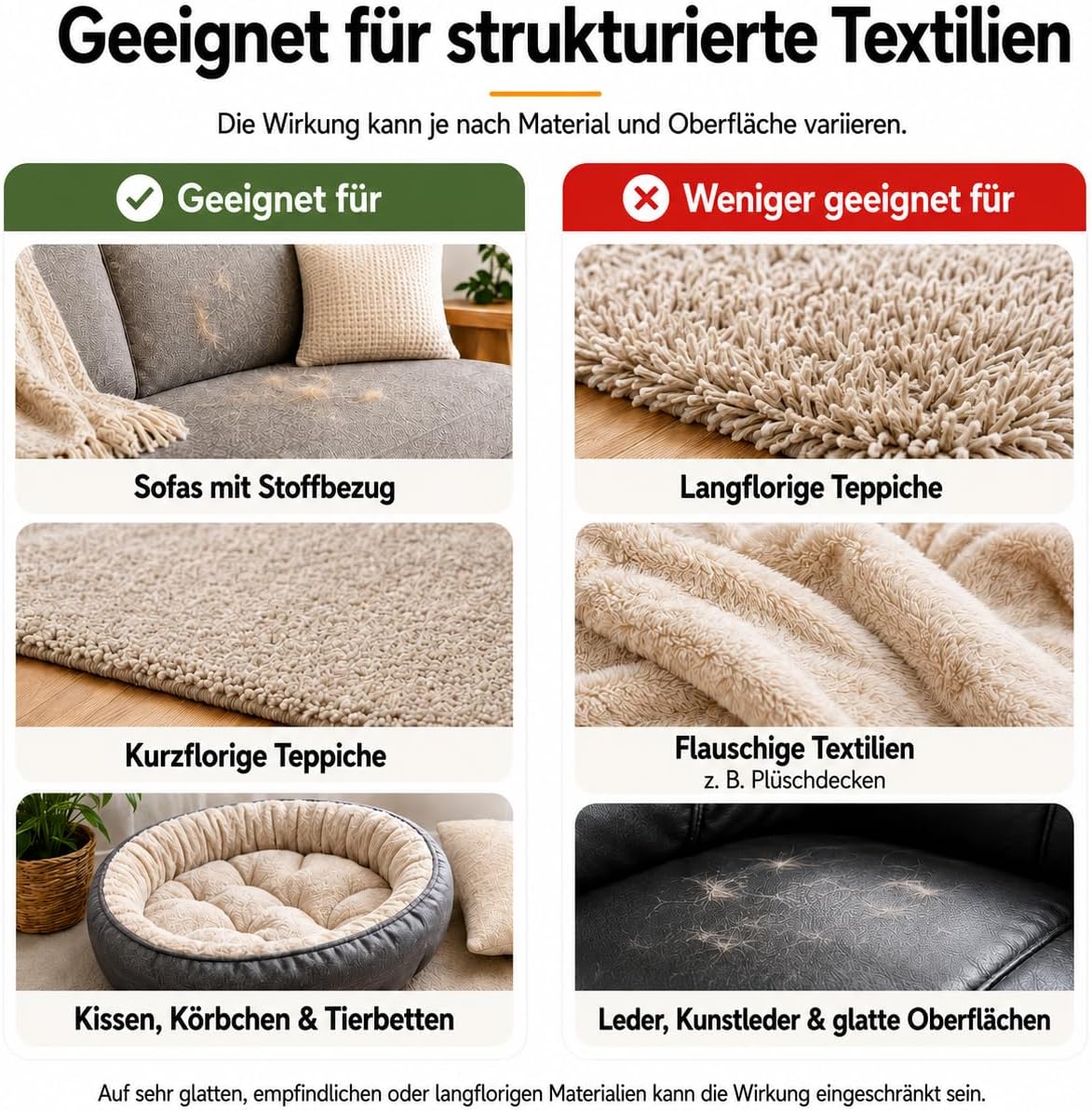 Detalle 2 de ZenithyrEn Tierhaarentferner Handschuh 2er-Set: Verdicktes Design mit elektrostatischem Saugkraft – Fell Magnet