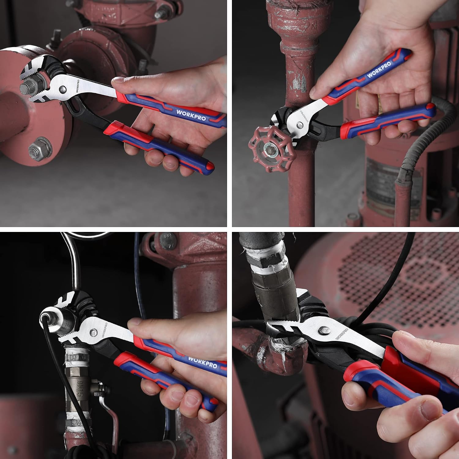 Thumbnail 6 de WORKPRO Groove Joint Pliers 12-Inch