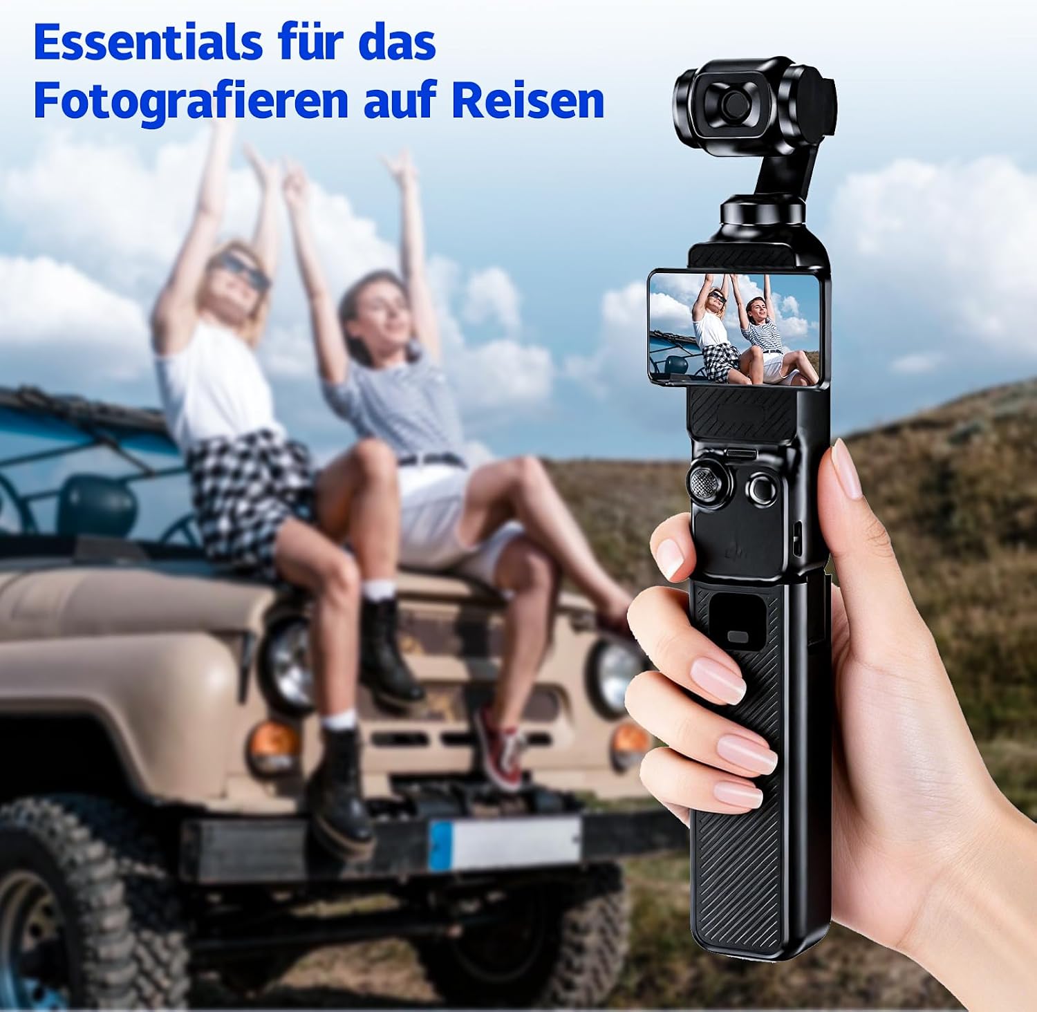 Thumbnail 6 de Upgrade Batteriegriff für DJI Osmo Pocket 4/Pocket3 & Xt… – 5000 mAh, 22,5 W PD Schnellladung, LED-Anzeige