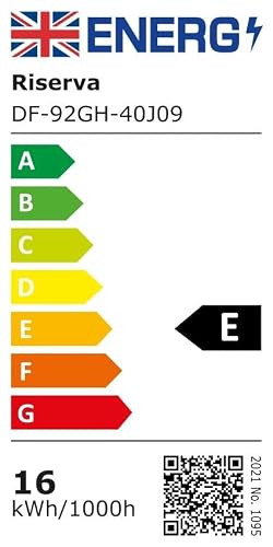 Thumbnail 15 de Riserva Apliques de Pared Interior 16W 1800LM – Negro, Luz Fría 6500K