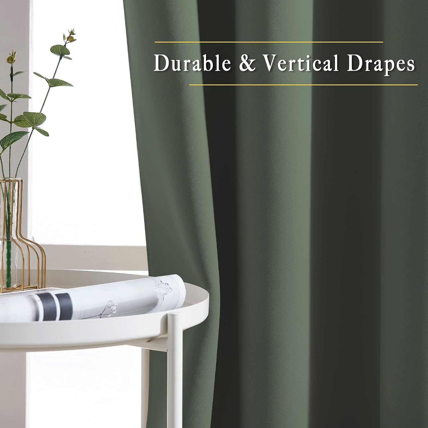 Detalle 2 de NICETOWN 52x120 Blackout Curtains 2-Pack 🎭