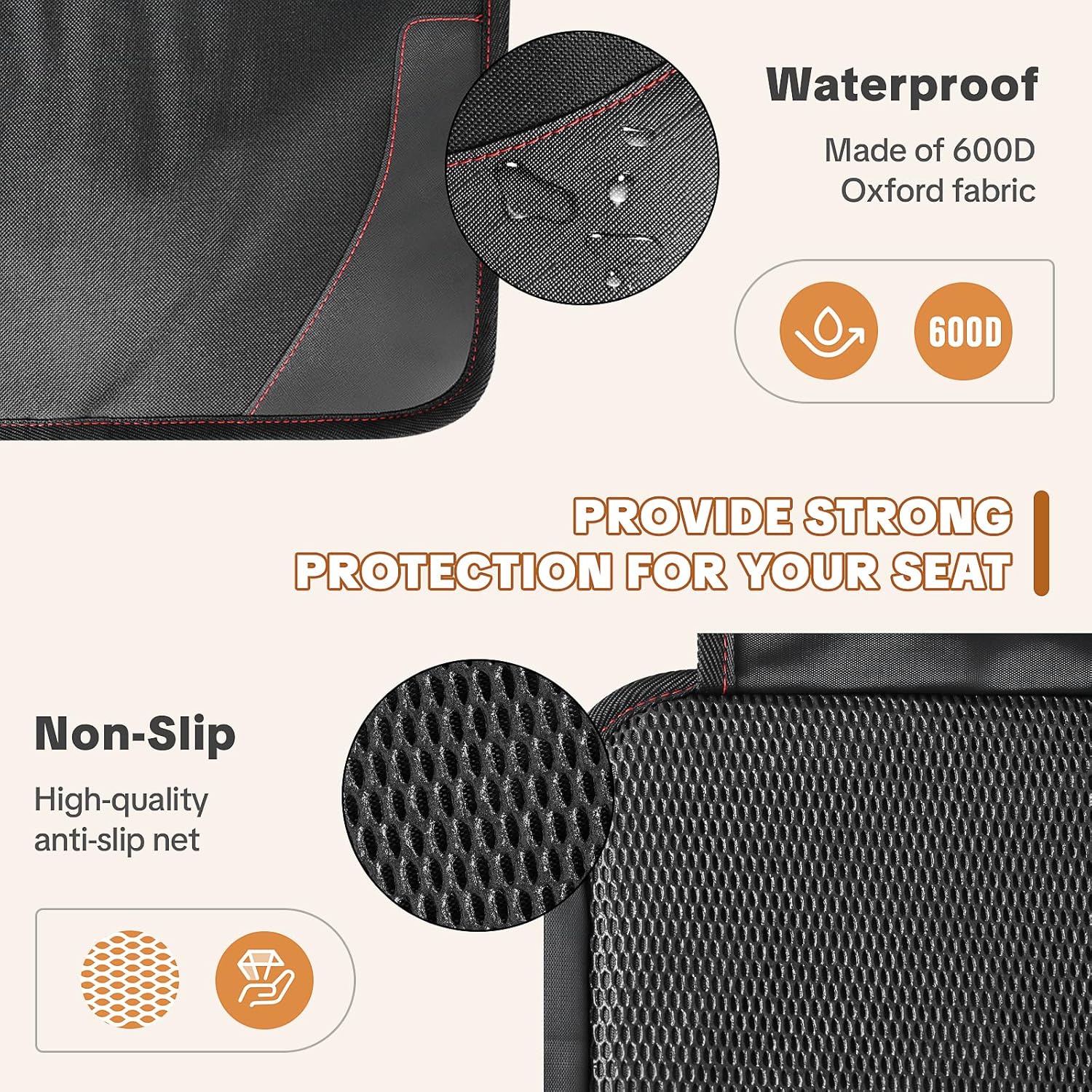Thumbnail 1 de NWOUIIAY Protector de Asiento Impermeable 600D