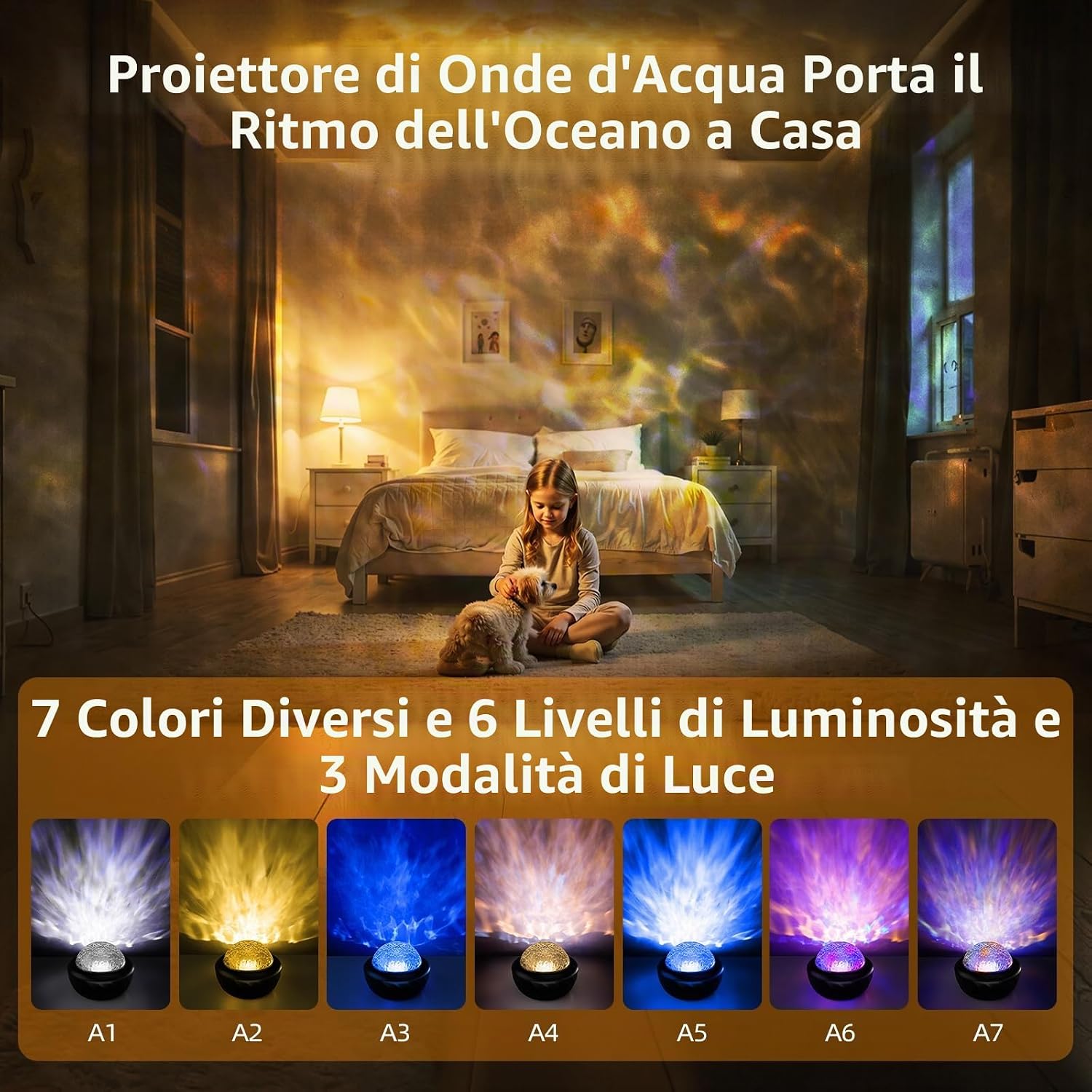 Detalle 2 de Fokky Proiettore Stelle Soffitto Cielo Stellato