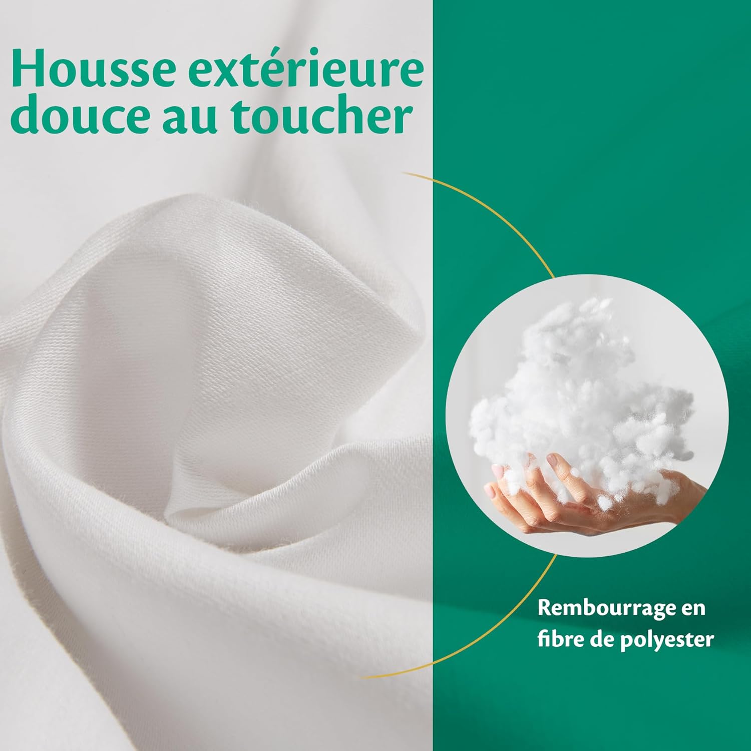 Thumbnail 5 de Flowen Coussin canapé 50 x 50, lot de 2
