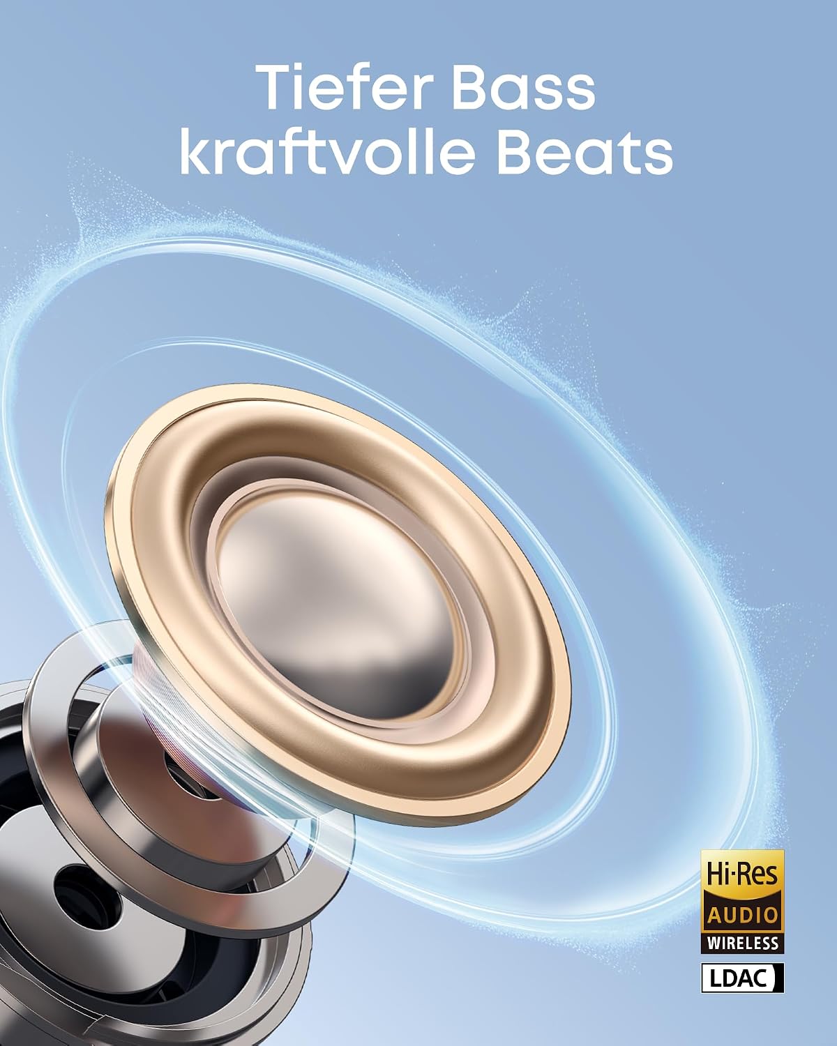 Detalle de soundcore C50i von Anker – Open-Ear Kopfhörer mit Clip-Design für Laufen und Training
