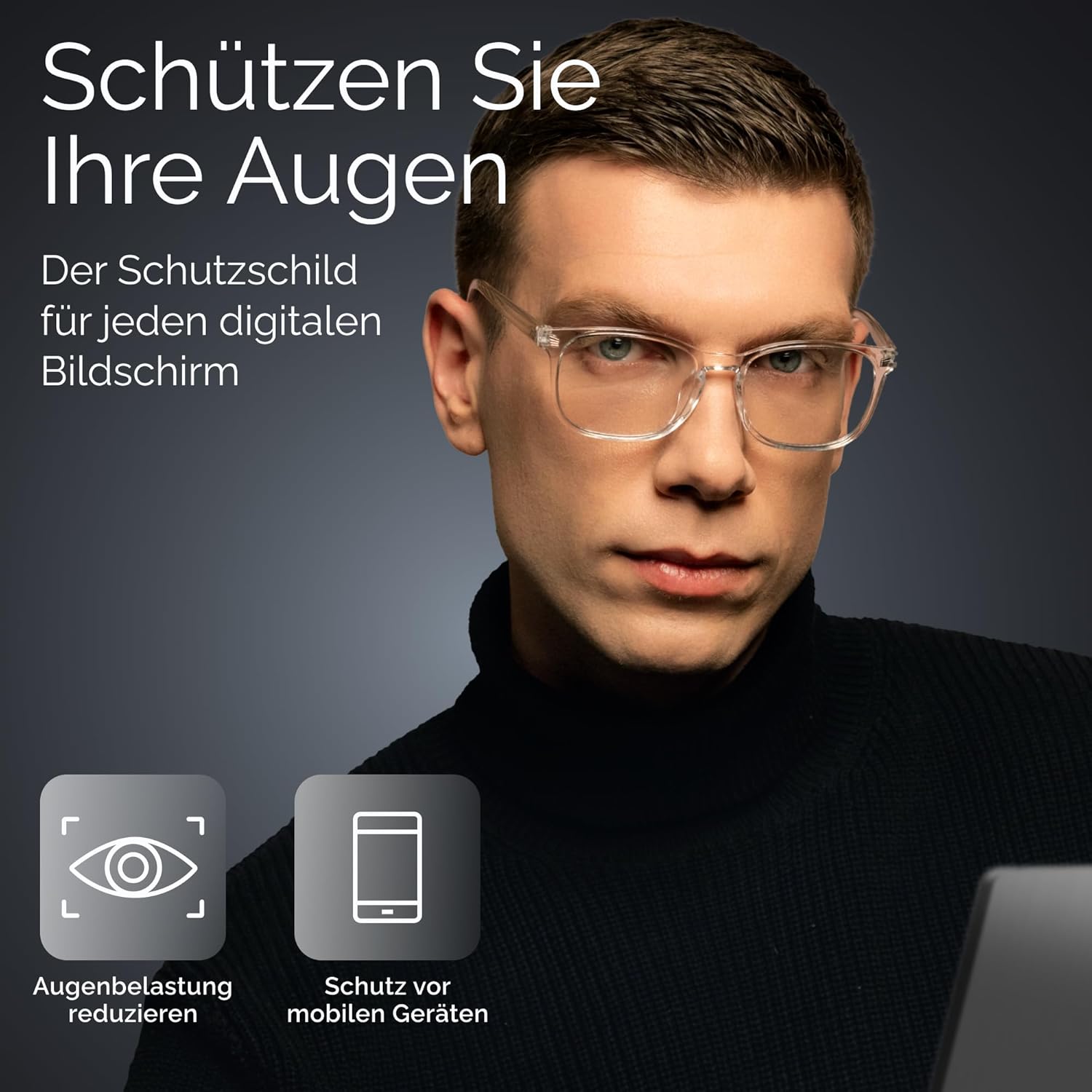 Detalle de livho High Tech-Blaufilterbrille – Fortschrittliche Computerbrille mit Blaulichtblockierung