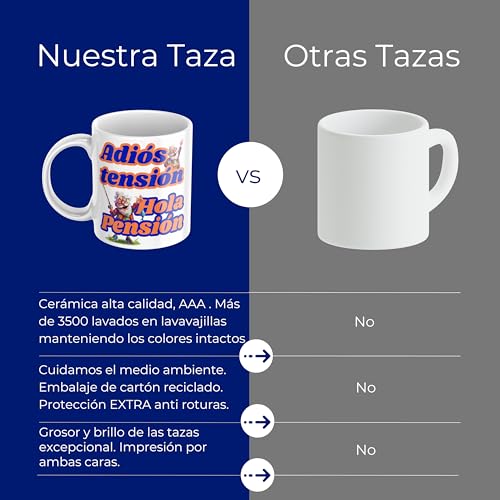 Detalle 2 de Quodelo Taza Jubilacion 350 ml
